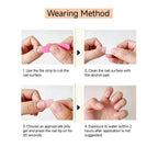 Floral Almond Handmade 10pcs Press on Nails, Lepord French Tip, Embossed Flower