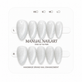 Almond Handmade 10pcs Press on Nails with Cat Eye Effect